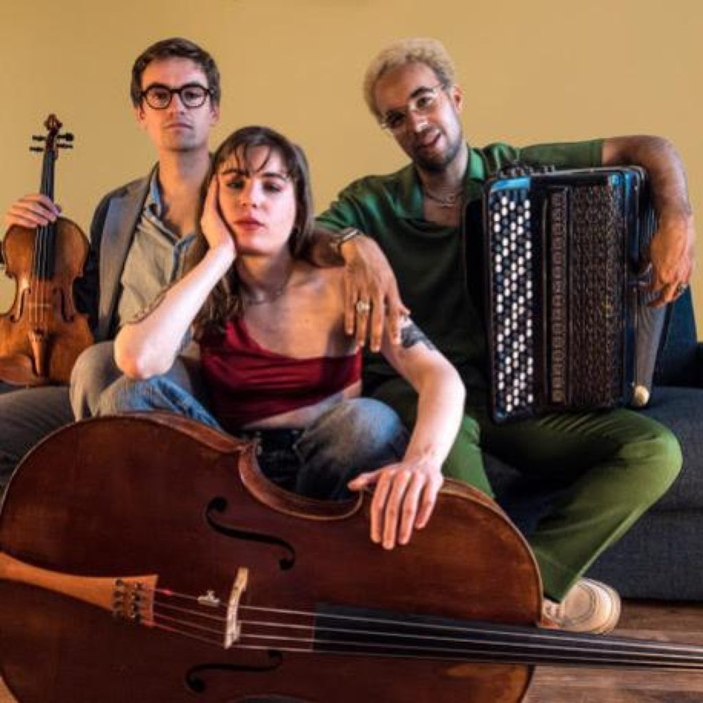 réparez-vous à être transportés par des mélodies tourbillonnantes venues d’Italie baroque, de chants slaves empreints de magie, et de la chaleur envoûtante du tango argentin. Un programme savamment concocté par les trois virtuoses de Philia Trio : Lisa Strauss (violoncelle), Théo Ould (accordéon) et Pierre Liscia (violon) pour célébrer Noël en famille ou entre amis.
