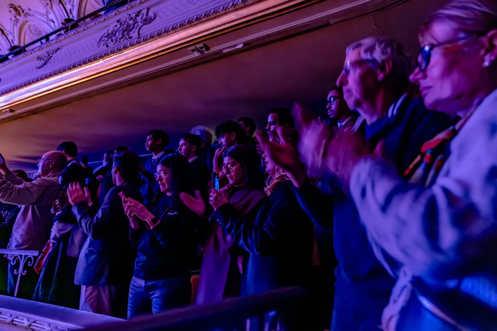 Concert Clash De Purcell à ABBA, dans la salle Gaveau à Paris avec l'Orchestre de Chambre de Toulouse, Yohan Hennequin à la batterie.